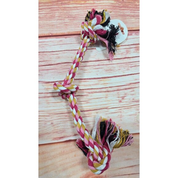 Dukes Pet Products Cotton Knotted Dog Pull Rope Toy 3 Pack Set - Picture 2 of 8